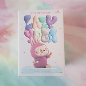 Labubu NIB Lazy Yoga Series Americano Figure THE MONSTERS Pop Mart